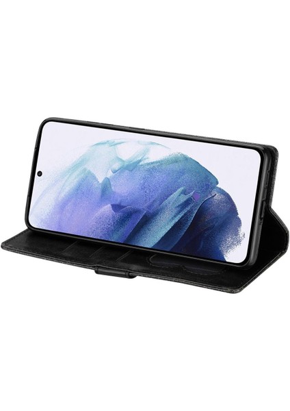 Samsung Galaxy S24 Için Fermuar Cep Durumda Ultra Glitter Cüzdan Kılıf Kartı (Yurt Dışından)