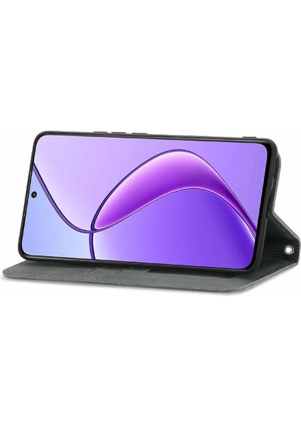 Realme 13 Pro Için Flip Case Basit Iş Cüzdan Deri Kılıf Kapak Çevirin (Yurt Dışından)