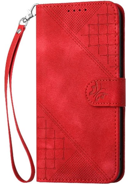 Huawei P Akıllı Z Için Flip Case Kabartmalı Kelebek Yüksek Kaliteli Deri ve (Yurt Dışından)