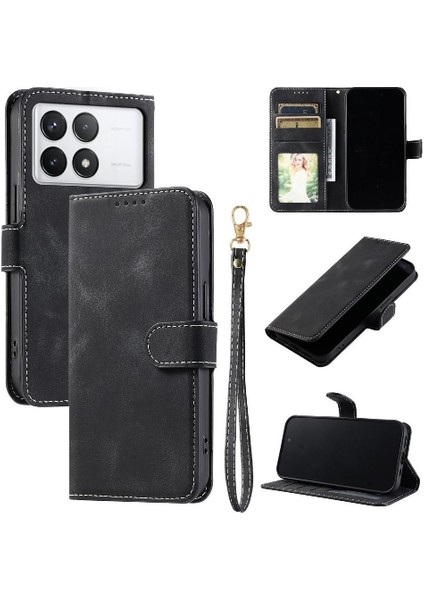 Xiaomi Poco X6 Pro Cüzdan Kart Yuvaları Için Flip Case Pu Deri Manyetik (Yurt Dışından) fırsatları