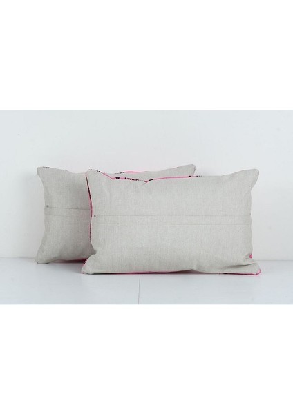 Kahverengi Renkli Geometrik El Dokuma Kilim Kırlent Kılıf 40 x 60 cm fırsatları