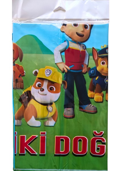 Ngüzel Party Paw Patrol Iyi Ki Doğdun Masa Örtüsü