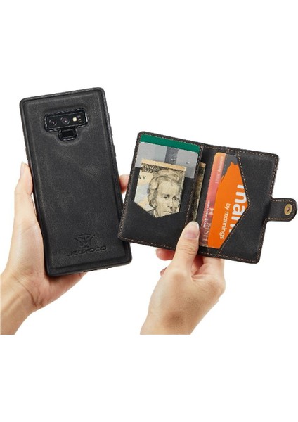 Samsung Galaxy Not 9 Kart Sahibi Ayrılabilir Manyetik Tasarım Standı Için Kılıf (Yurt Dışından)