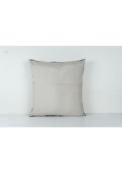 Kahverengi Renkli Geometrik El Dokuma Kilim Kırlent Kılıf 70 x 70 cm fırsatları