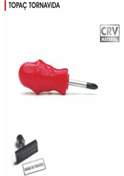 Topaç Tornavida Yıldız 6*38MM MK4488