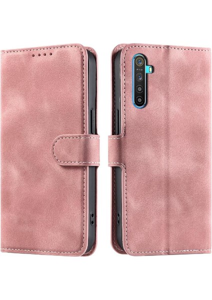 Realme 6 Pro Bilek Kayışı Cüzdan Kart Yuvaları Pu Deri Için Flip Case (Yurt Dışından) indirimleri