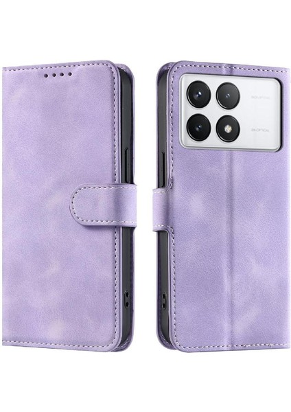 Xiaomi Redmi K70 Bilek Kayışı Için Flip Case Kickstand Cüzdan Kart Yuvaları Pu (Yurt Dışından)