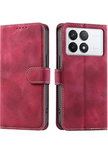 Xiaomi Redmi K70 Bilek Kayışı Için Flip Case Kickstand Cüzdan Kart Yuvaları Pu (Yurt Dışından) indirimleri