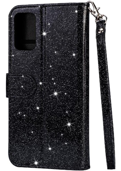 Samsung Galaxy Zipper 5g Kart Tutucu Için Fermuarlı Cebi Durumda Glitter Cüzdan Pu (Yurt Dışından) modelleri