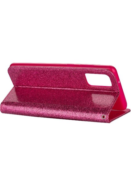 Samsung Galaxy Için Fermuarlı Cebi Durumda A52S 5g Glitter Cüzdan Kılıf Kart Pu (Yurt Dışından) modelleri