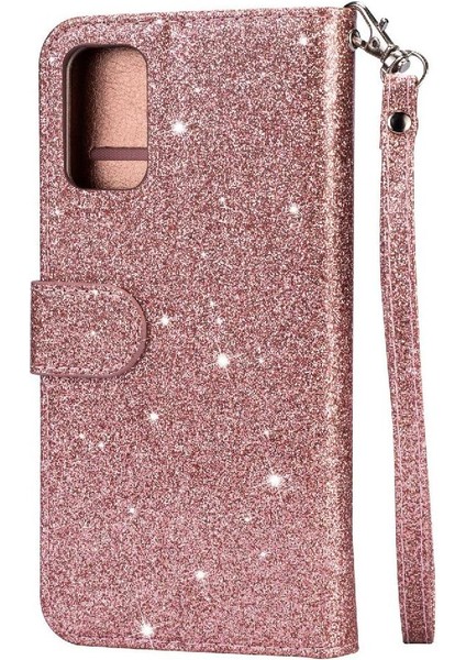 Samsung Galaxy Için Fermuarlı Cebi Durumda A52S 5g Glitter Cüzdan Kılıf Kart Pu (Yurt Dışından) fırsatları