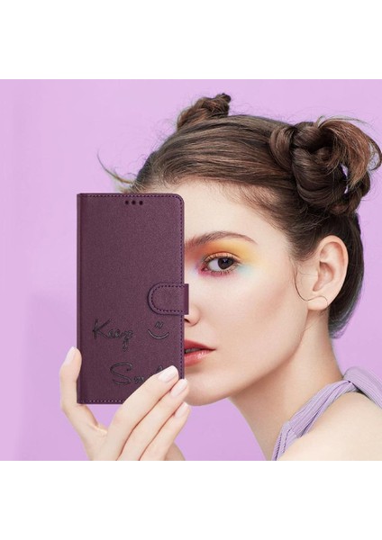 Samsung Galaxy S10 Lite Için Kılıf Kapak Çevirin Kart Tutucu Cüzdan Rfıd Pu (Yurt Dışından)