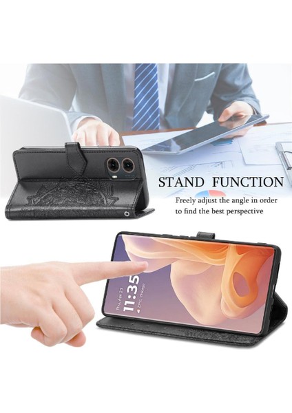 Motorola Moto G45 Basit Iş Zarif Desen Deri Için Flip Case (Yurt Dışından) indirimleri