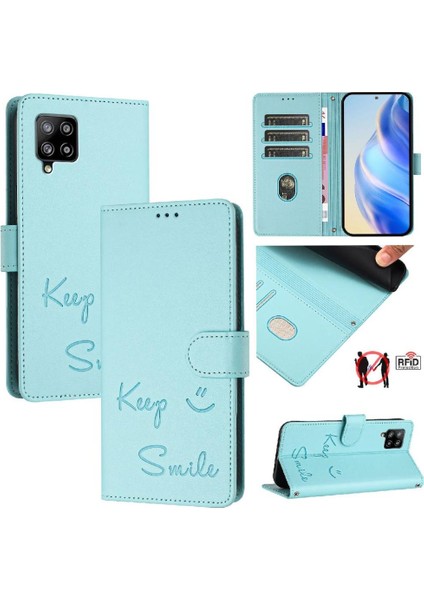 Samsung Galaxy Case 5g Rfıd Engelleme Kapak Çevirin Kart Tutucu Cüzdan (Yurt Dışından)