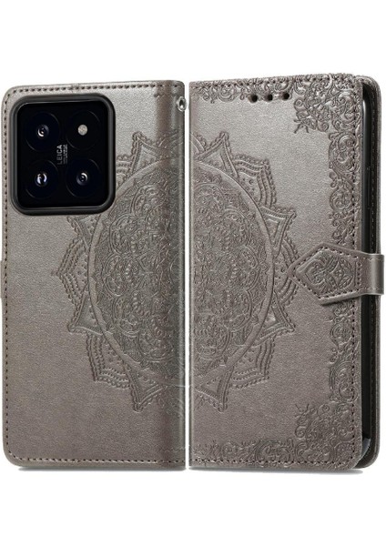 Xiaomi 14T Pro Için Flip Case Zarif Desen Kapak Çevirin Deri Kılıf (Yurt Dışından) fiyatları