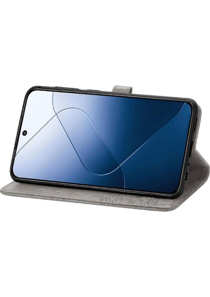 Xiaomi 14T Pro Için Flip Case Zarif Desen Kapak Çevirin Deri Kılıf (Yurt Dışından) modelleri