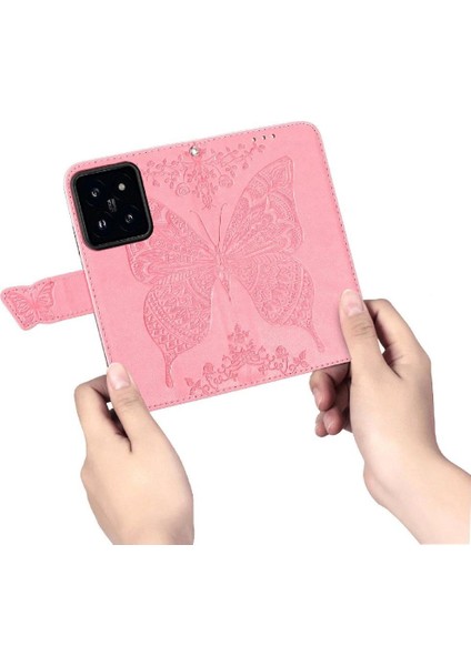 Xiaomi 14T Kelebek Kanat Çok Renkli Cüzdan Iş Için Kılıf (Yurt Dışından) fırsatları