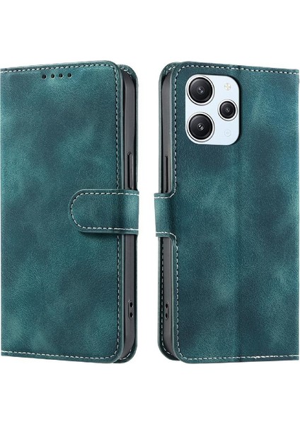 Xiaomi Redmi Için Flip Case 12 4g Bilek Kayışı Kickstand Pu Deri Manyetik (Yurt Dışından) indirimleri