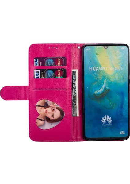 Huawei Mate 20 Için Fermuarlı Cebi Durumda Manyetik Kapatma Bilek Kayışı Kartı (Yurt Dışından) fırsatları
