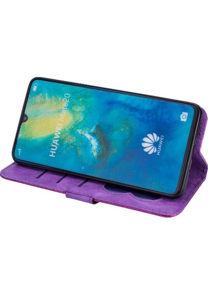 Huawei Mate 20 Için Fermuarlı Cebi Durumda Manyetik Kapatma Bilek Kayışı Kartı (Yurt Dışından) indirimleri