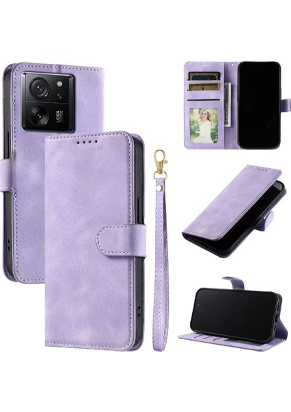 Xiaomi Redmi Için Flip Case K60 Ultra Manyetik Bilek Kayışı Pu Deri Kart (Yurt Dışından)
