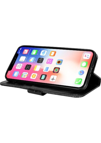 IPhone Xs Max Kart Tutucu Manyetik Kapatma Cüzdan Için Fermuarlı Cebi Durumda (Yurt Dışından) indirimleri