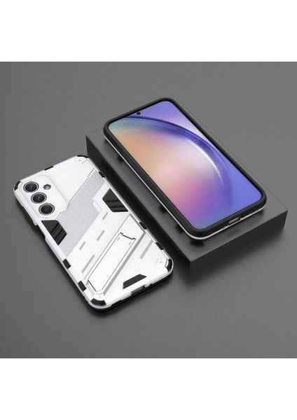 Samsung Galaxy M35 Kickstand Koruyucu Kapak Için Kılıf Sağlam Askeri (Yurt Dışından)