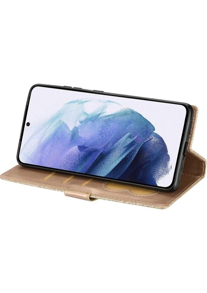 Samsung Galaxy S23 Glitter Cüzdan Kılıf Bilek Kayışı Için Fermuarlı Cebi Durumda (Yurt Dışından) modelleri