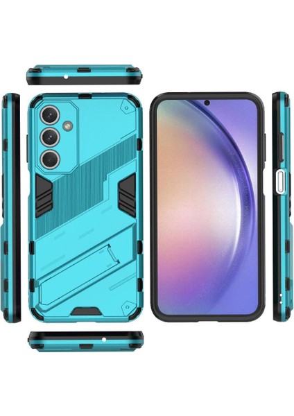 Samsung Galaxy M35 Kickstand Koruyucu Kapak Için Kılıf Sağlam Askeri (Yurt Dışından)