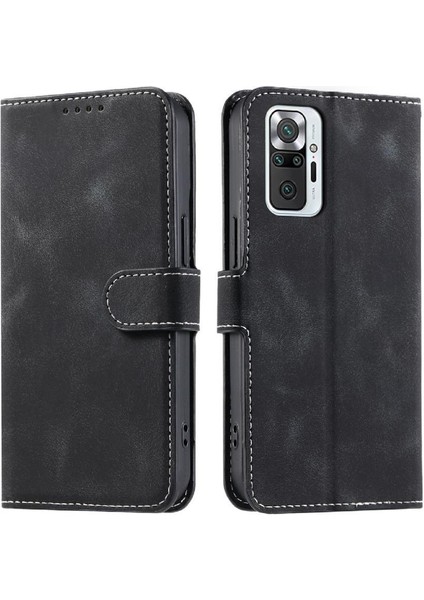 Xiaomi Redmi Not 10 Için Flip Case Pro Max Manyetik Kickstand Cüzdan Kart (Yurt Dışından)
