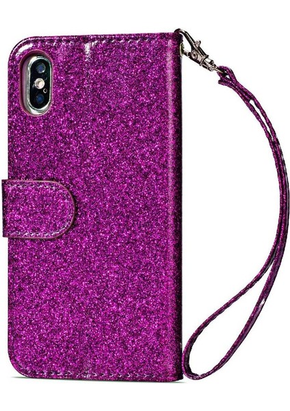 IPhone Xs Max Kart Tutucu Manyetik Kapatma Cüzdan Için Fermuarlı Cebi Durumda (Yurt Dışından) fırsatları