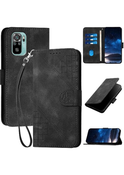 Xiaomi Poco Embossed Kabartmalı Kelebek ve Kredi Kartı Yuvası Için Flip Case (Yurt Dışından)