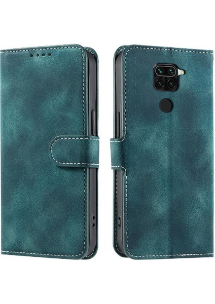 Xiaomi Redmi Not 9 Için Flip Case Pu Deri Kickstand Manyetik Cüzdan (Yurt Dışından)
