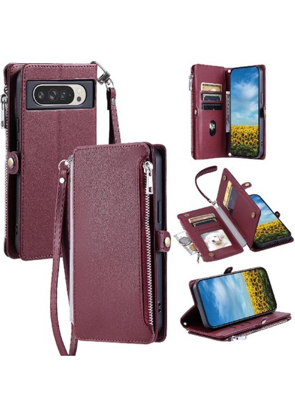 Google Piksel 9 Pro Xl Rfıd Engelleme 9 Kart Yuvaları Uzun Için Crossbody Durumda (Yurt Dışından)
