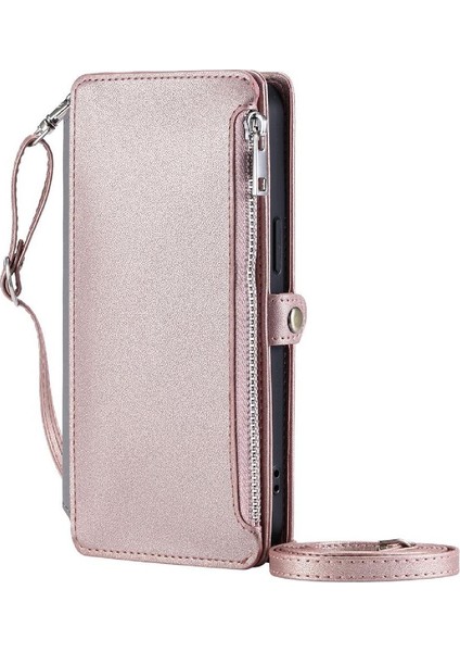 Crossbody Durumda IPhone 6/6s Fermuar Faturaları Yuvası Durumda Cüzdan Uzun Rfıd (Yurt Dışından)