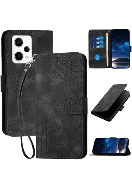 Xiaomi Redmi Not 12 Pro Artı ve Kredi Kartı Yuvası Yüksek Kılıf Için Flip Case (Yurt Dışından)