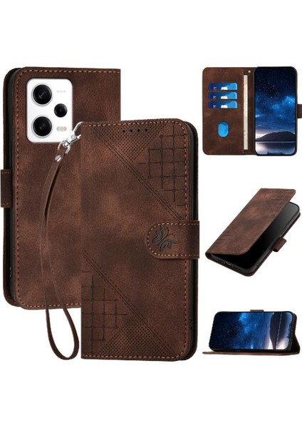 Xiaomi Redmi Not 12 Pro Artı ve Kredi Kartı Yuvası Yüksek Kılıf Için Flip Case (Yurt Dışından)