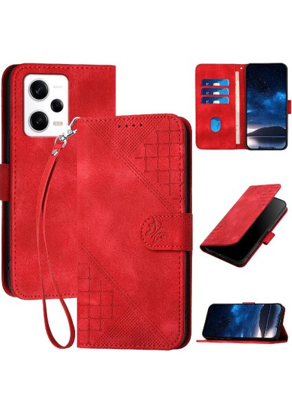 Xiaomi Redmi Not 12 Pro Artı ve Kredi Kartı Yuvası Yüksek Kılıf Için Flip Case (Yurt Dışından)