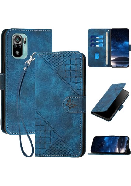 Xiaomi Redmi Not 10 4g Için Flip Case ve Ayrılabilir ile Kredi Kartı Yuvası (Yurt Dışından)