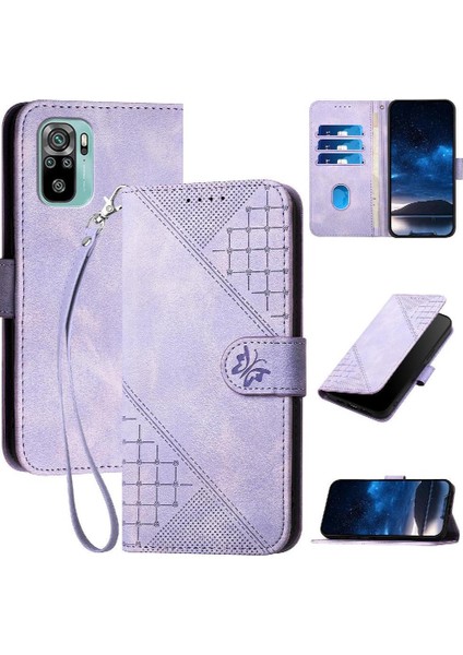 Xiaomi Redmi Not 10 4g Için Flip Case ve Ayrılabilir ile Kredi Kartı Yuvası (Yurt Dışından)