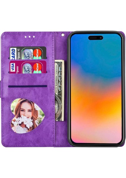 IPhone 15 Pro Pu Deri Manyetik Kapatma Glitter Için Fermuarlı Cebi Durumda (Yurt Dışından) indirimleri