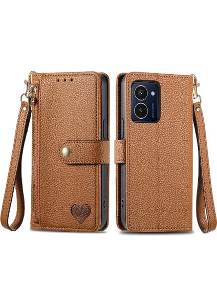Hmd Darbe Pro Cüzdan Fermuar Darbeye Deri Kılıf Aşk Için Flip Case (Yurt Dışından)