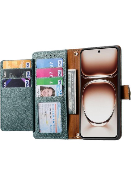 Oppo F27 Aşk Darbeye Dayanıklı Cüzdan Deri Kılıf Fermuar Için Flip Case (Yurt Dışından)