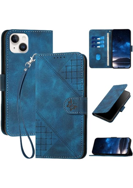 Ayrılabilir El ile IPhone 14 Artı ve Kredi Kartı Yuvası Için Flip Case (Yurt Dışından)
