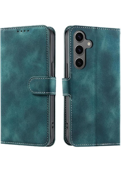 Samsung Galaxy S24 Için Flip Case Pu Deri Manyetik Kickstand Bilek Kayışı (Yurt Dışından) indirimleri