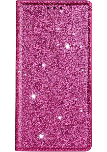 Xiaomi Redmi Not 13 Için Glitter Flip Case 4g Manyetik Kapatma Pu Deri (Yurt Dışından)