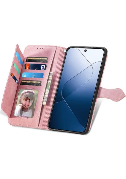 Xiaomi 14T Pro Iş Çoklu Kart Yuvası Çok Renkli Cüzdan Flip Için Kılıf (Yurt Dışından) fırsatları