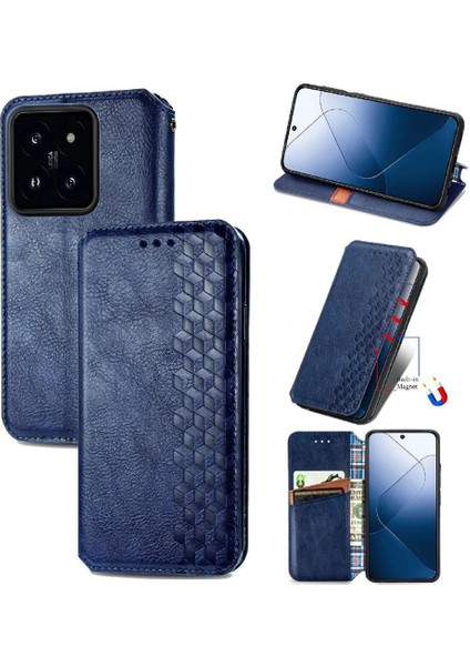 Xiaomi 14T Pro Flip Kapak Kılıf Için Kılıf Zarif Iş Moda (Yurt Dışından)