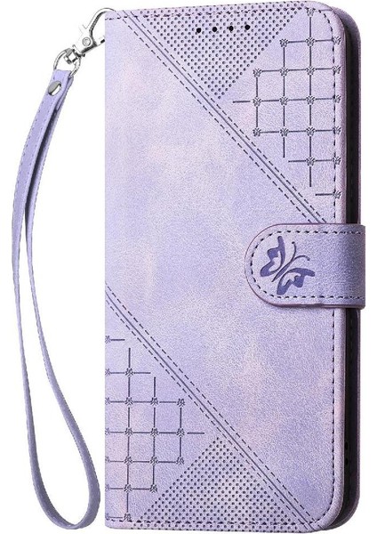 IPhone 15 Için Flip Case Kabartmalı Kelebek Yüksek Kaliteli Deri Telefon Kılıfı (Yurt Dışından) fırsatları