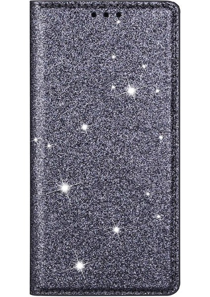 IPhone 12 Için Glitter Flip Case Pro Max Kart Tutucu Pu Deri Manyetik (Yurt Dışından)